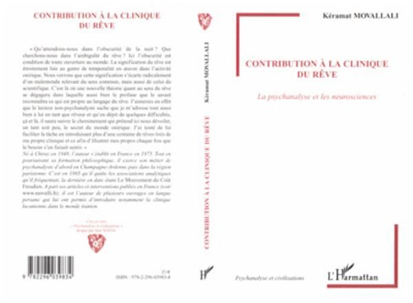 Produktbild: Contribution &agrave; la clinique du r&ecirc;ve