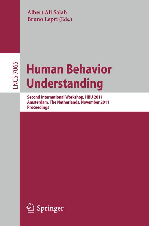 Produktbild: Human Behavior Understanding