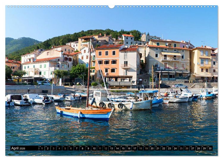Produktbild: Moscenicka Draga 2026 - Urlaubsparadies an der Kvarner Bucht (hochwertiger Premium Wandkalender 2026 DIN A2 quer), Kunstdruck in Hochglanz