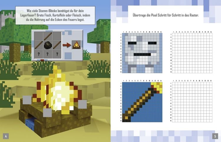 Produktbild: Pixel-Sticker f&uuml;r Minecrafter