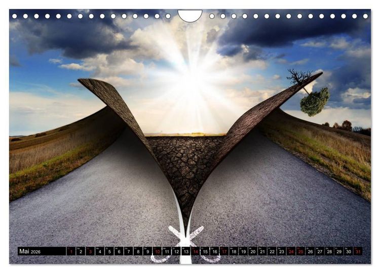 Produktbild: Traum und Fantasy. Reise durch surreale Wunderwelten (Wandkalender 2026 DIN A4 quer), CALVENDO Monatskalender