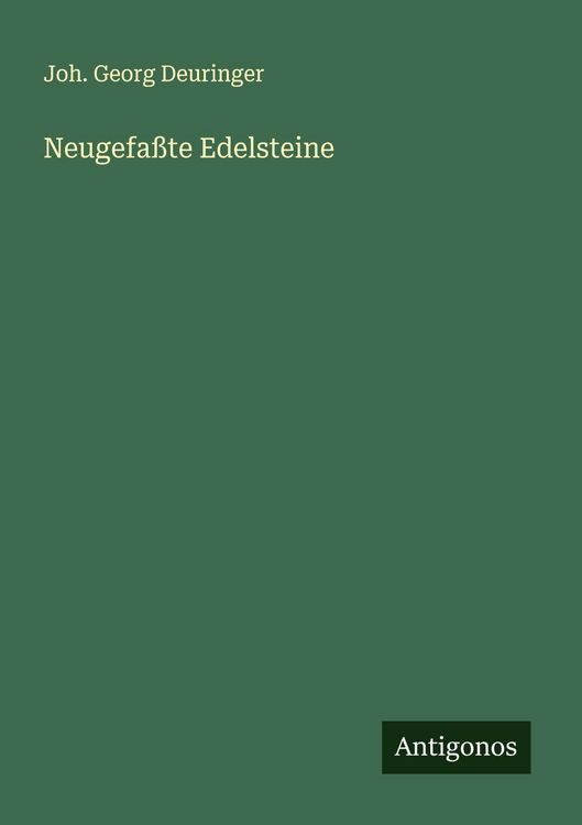 Produktbild: Neugefa&szlig;te Edelsteine