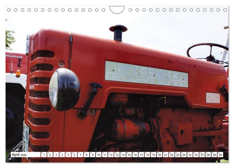 Produktbild: Traktoren und Schlepper (Wandkalender 2026 DIN A4 quer), CALVENDO Monatskalender