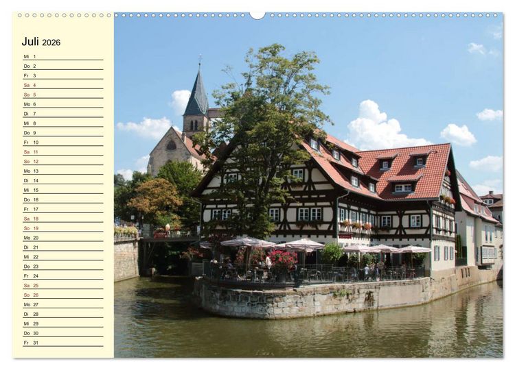 Produktbild: Sehenswertes in Baden-W&uuml;rttemberg erleben (hochwertiger Premium Wandkalender 2026 DIN A2 quer), Kunstdruck in Hochglanz