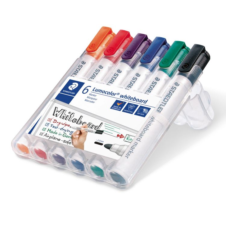 Produktbild: Whiteboardmarker Rundspitze 6er Etui