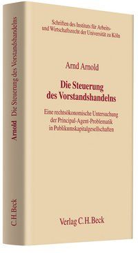 Produktbild: Die Steuerung des Vorstandshandelns