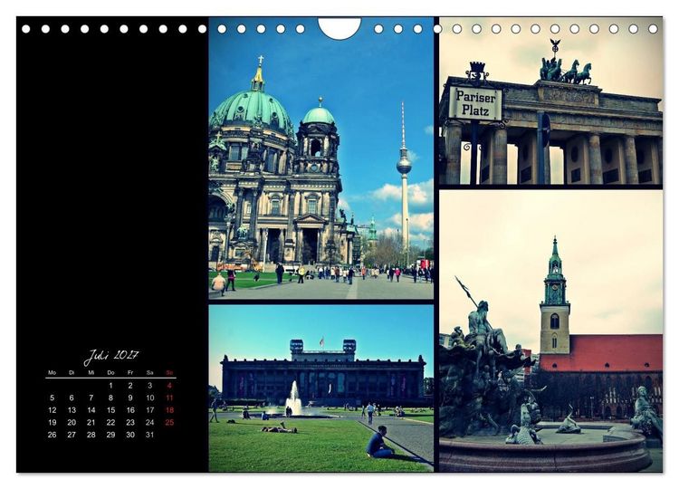 Produktbild: BERLIN horizontal (Wandkalender 2027 DIN A4 quer), CALVENDO Monatskalender