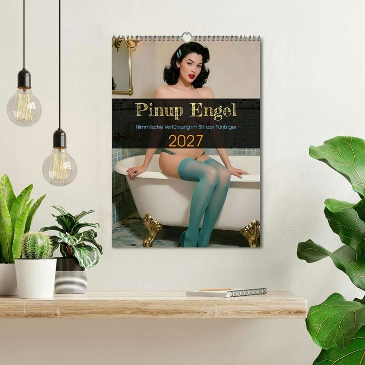 Produktbild: Pinup Engel (Wandkalender 2027 DIN A3 hoch), CALVENDO Monatskalender