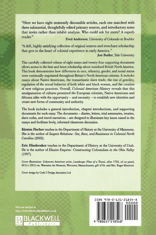 Produktbild: Colonial American History