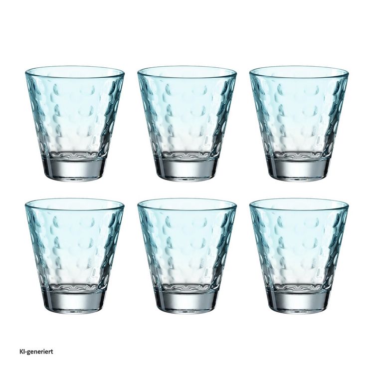 Produktbild: Leonardo Trinkglas 215 ml, 6er Optic Trinkglas 215 ml, 6er Optic