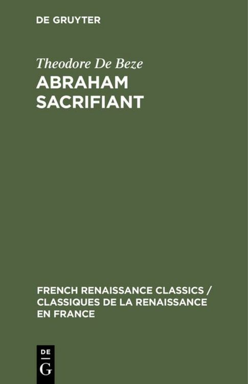 Produktbild: Abraham Sacrifiant