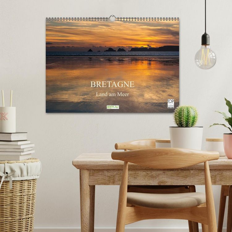 Produktbild: Bretagne - Land am Meer (Wandkalender 2026 DIN A3 quer), CALVENDO Monatskalender