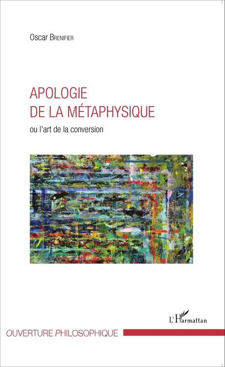 Produktbild: Apologie de la m&eacute;taphysique