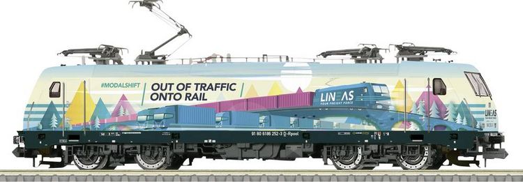 Produktbild: MiniTrix 16877 N E-Lok BR 186 der Railpool AG