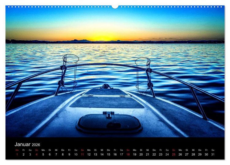 Produktbild: Bodensee-Schiffe und Boote (hochwertiger Premium Wandkalender 2026 DIN A2 quer), Kunstdruck in Hochglanz