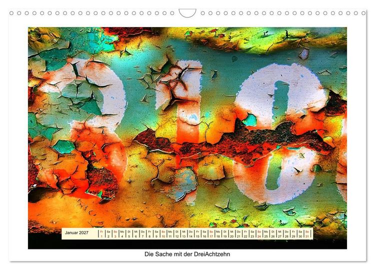Produktbild: Rostgem&auml;lde (Wandkalender 2027 DIN A3 quer), CALVENDO Monatskalender