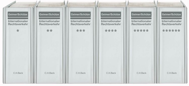 Produktbild: Internationaler Rechtsverkehr in Zivil- und Handelssachen