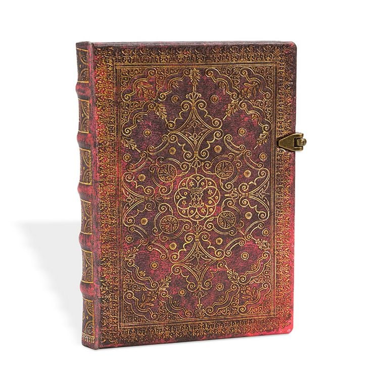 Produktbild: Hardcover Notizbuch Karmin, Midi, Liniert