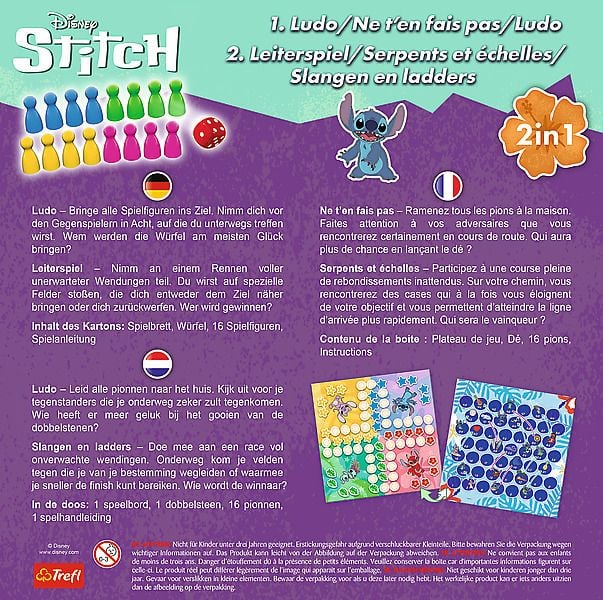 Produktbild: 2-in-1 Spielebox Disney Lilo & Stitch