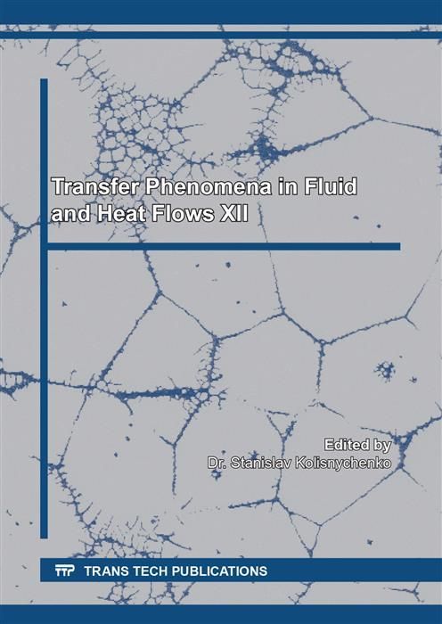 Produktbild: Transfer Phenomena in Fluid and Heat Flows XII