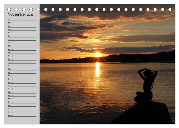 Produktbild: Ein Sommer in Malente (Tischkalender 2026 DIN A5 quer), CALVENDO Monatskalender
