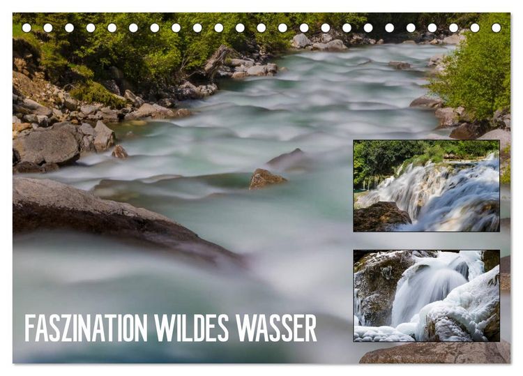 Produktbild: Faszination wildes Wasser (Tischkalender 2026 DIN A5 quer), CALVENDO Monatskalender