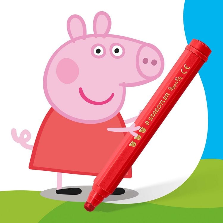 Produktbild: STADTLER Fasermaler Noris&reg; junior Peppa Pig Fasermaler Noris&reg; junior 329 hexagonal