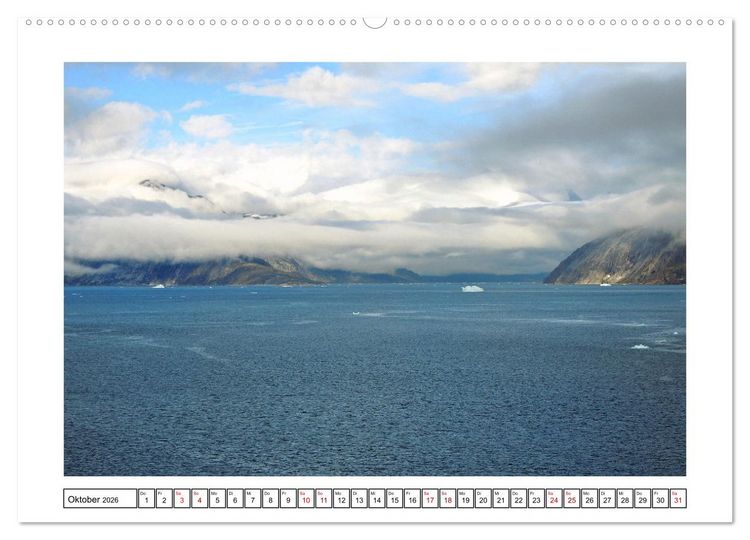 Produktbild: Gr&ouml;nland - eisige Landschaften im Prins Christian Sund (Wandkalender 2026 DIN A2 quer), CALVENDO Monatskalender