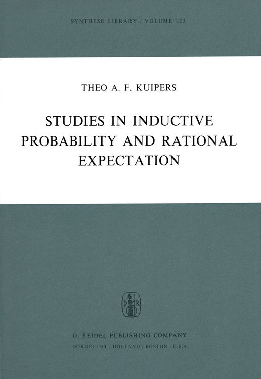 Produktbild: Studies in Inductive Probability and Rational Expectation