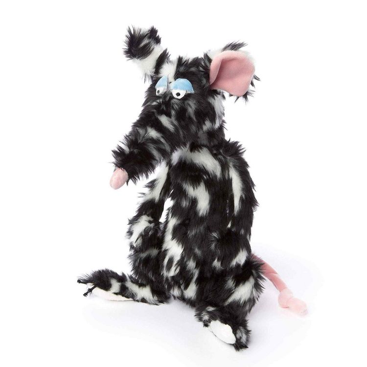 Doudou Sigikid Mad Sad BeastsTown - Peluche Noir 41 Cm - Neuf