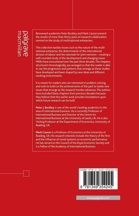 Produktbild: The Multinational Enterprise Revisited