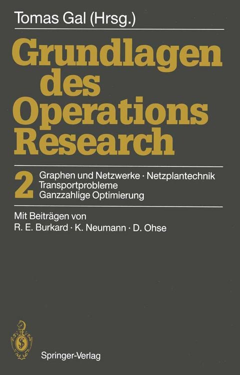 Produktbild: Grundlagen des Operations Research