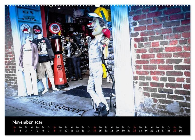 Produktbild: San Francisco - street view (Wandkalender 2026 DIN A2 quer), CALVENDO Monatskalender