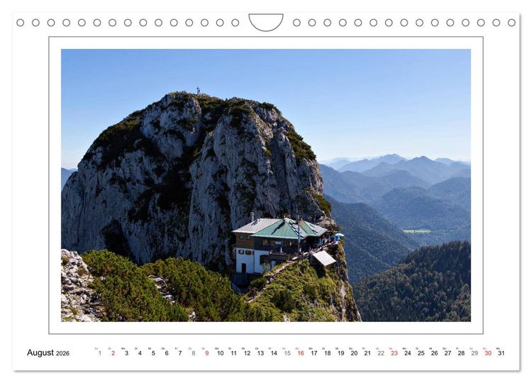 Produktbild: Unterwegs in den Bayerischen Voralpen (Wandkalender 2026 DIN A4 quer), CALVENDO Monatskalender