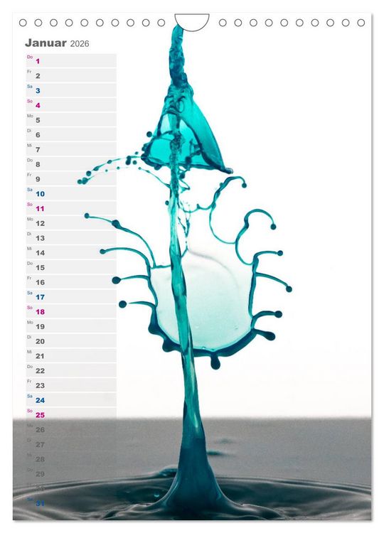 Produktbild: Farbenfreudig (Wandkalender 2026 DIN A4 hoch), CALVENDO Monatskalender