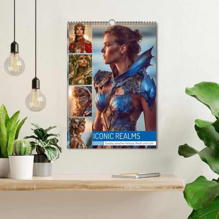 Produktbild: Iconic Realms (Wandkalender 2027 DIN A3 hoch), CALVENDO Monatskalender