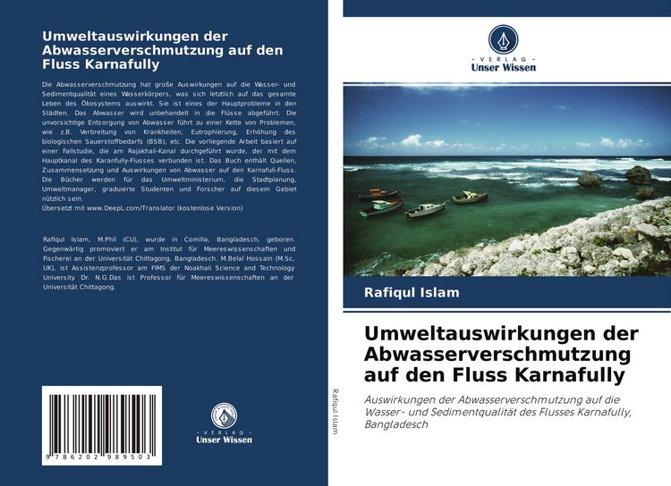 Produktbild: Umweltauswirkungen der Abwasserverschmutzung auf den Fluss Karnafully