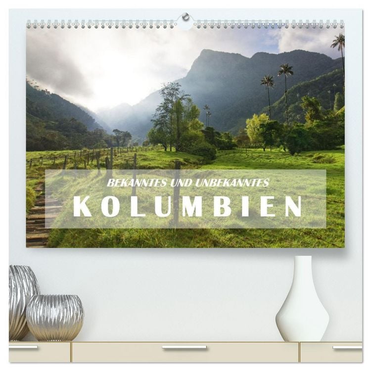 Produktbild: BEKANNTES UND UNBEKANNTES KOLUMBIEN (hochwertiger Premium Wandkalender 2026 DIN A2 quer), Kunstdruck in Hochglanz