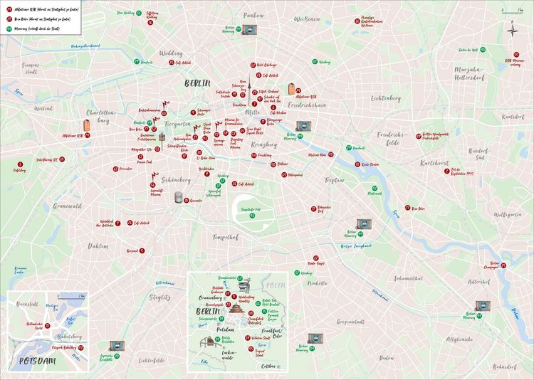 Produktbild: Das Buch der kuriosen Orte in Berlin