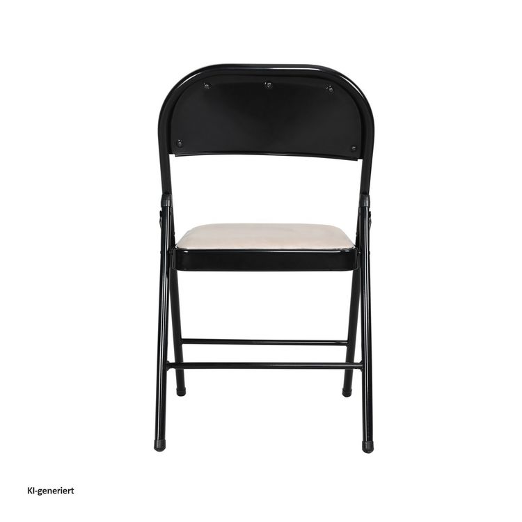 Produktbild: HTI-Living Klappstuhl Velvet Gestell Schwarz Klappstuhl Velvet Gestell Schwarz