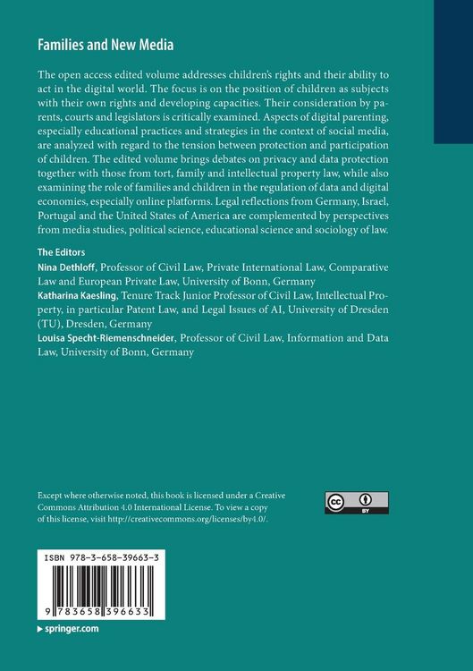 Produktbild: Families and New Media