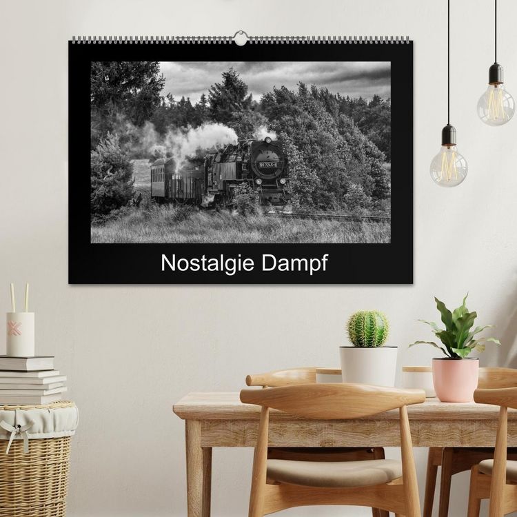 Produktbild: Nostalgie Dampf (Wandkalender 2026 DIN A2 quer), CALVENDO Monatskalender