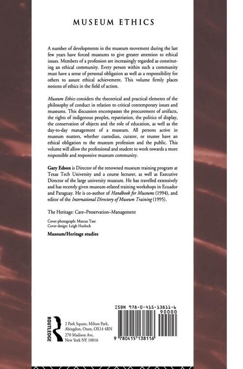 Produktbild: Museum Ethics