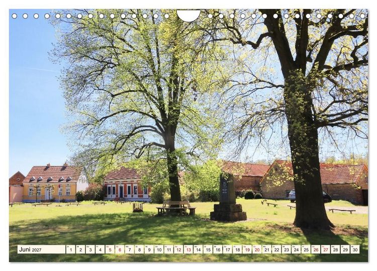Produktbild: Brandenburg - Drei D&ouml;rfer im Naturpark Nuthe-Nieplitz - Fresdorf, St&uuml;cken, K&ouml;rzin (Wandkalender 2027 DIN A4 quer), CALVENDO Monatskalender