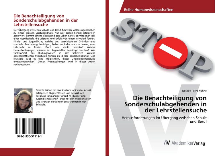 Produktbild: Die Benachteiligung von Sonderschulabgehenden in der Lehrstellensuche