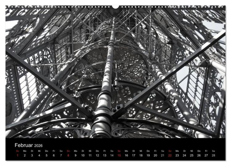 Produktbild: Der Gusseiserne Turm zu L&ouml;bau (hochwertiger Premium Wandkalender 2026 DIN A2 quer), Kunstdruck in Hochglanz