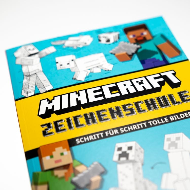 Produktbild: Minecraft Zeichenschule. Schritt f&uuml;r Schritt tolle Bilder