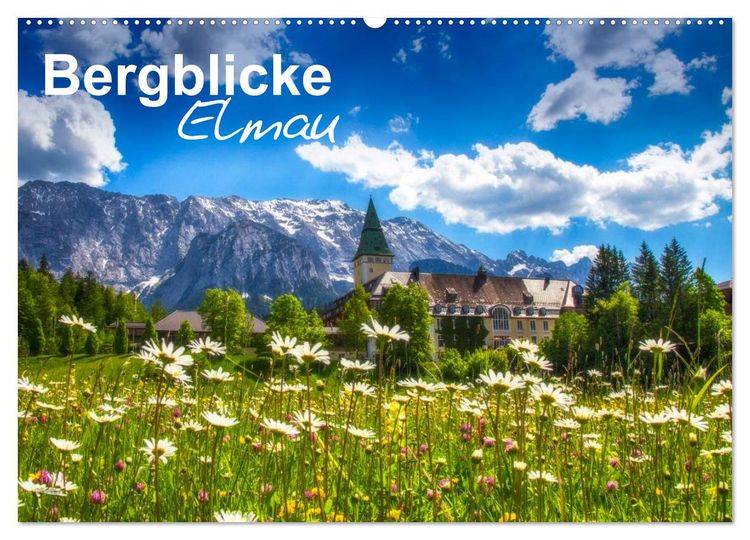 Produktbild: Bergblicke - Elmau (Wandkalender 2026 DIN A2 quer), CALVENDO Monatskalender