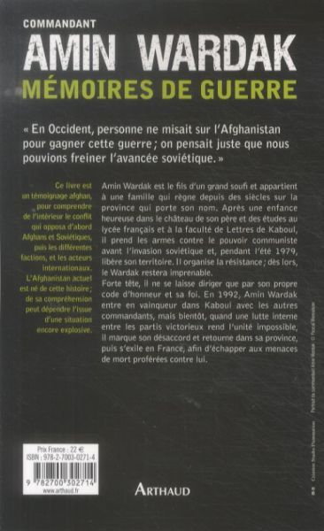 Produktbild: M&eacute;moires de guerre