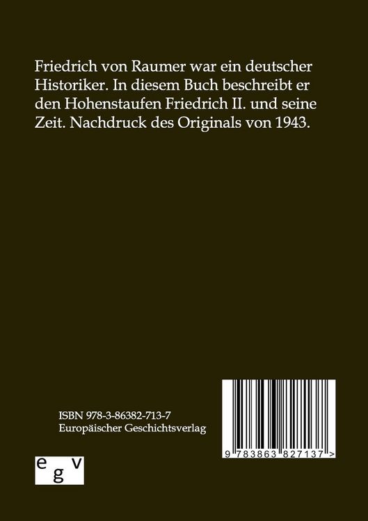 Produktbild: Kaiser Friedrich II., der Hohenstaufe und seine Zeit